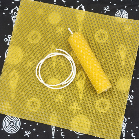 Natural Rolled Beeswax Kit