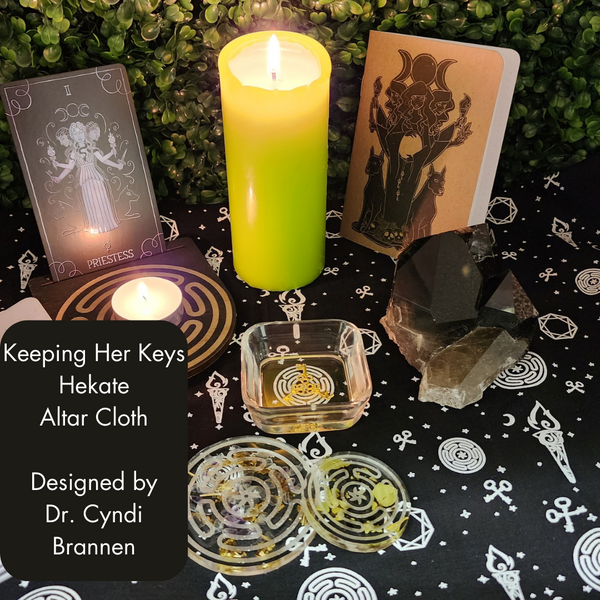 Keeping Her Keys Hekate Limited Edition Altar Cloth