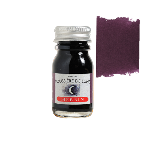 Poussiere de Lune (Dark Dusty Purple) Herbin Fountain Pen Ink 10ml