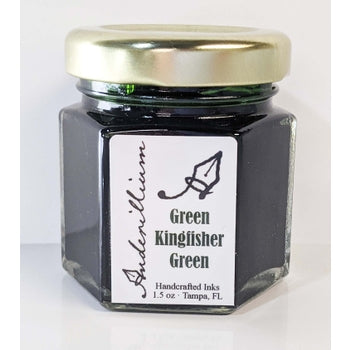 Green Kingfisher Green - Anderillium Ink (1.5 oz bottle)
