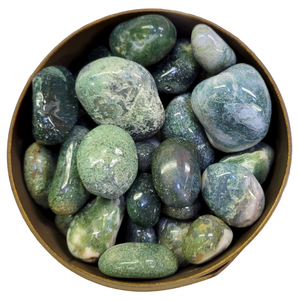 Moss Agate Tumble Stone