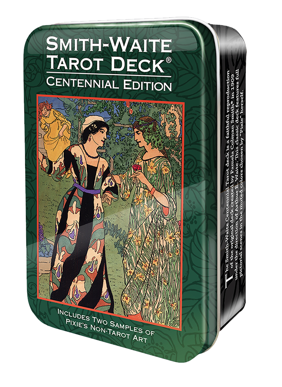 Smith-Waite Centennial Tarot Deck in a Tin (Travel-Sized Cards)