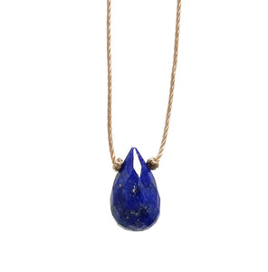 Lapis Lazuli Small Teardrop Necklace