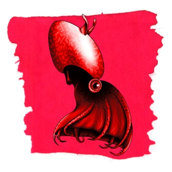 Vampire Squid Red - Anderillium Ink (1.5 oz bottle)