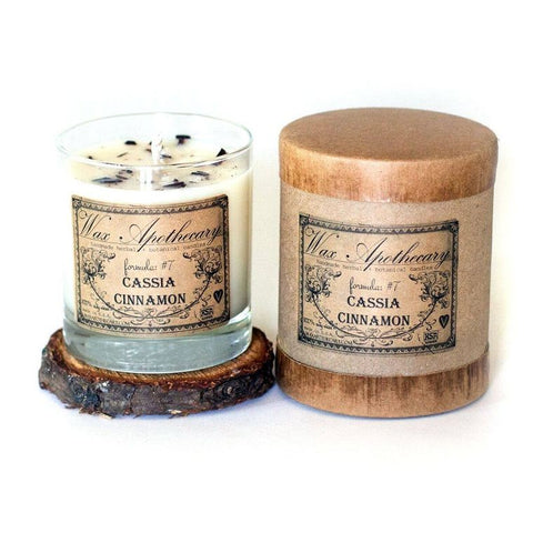 Cassia Cinnamon 7oz Botanical Candle - Wax Apothecary Candles