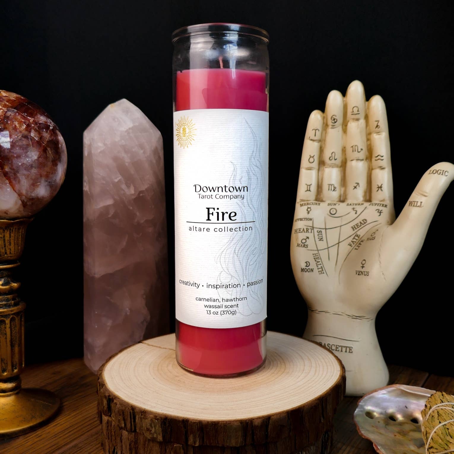 Fire Altar Candle - 16 oz / 100 Hour Burn Time