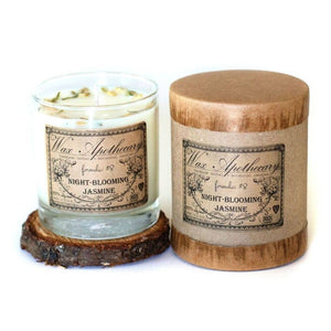 Night Blooming Jasmine 7oz Botanical Candle - Wax Apothecary Candles