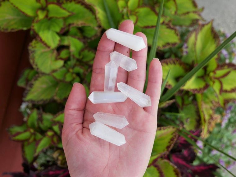 Selenite Double Terminated Point