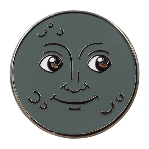 Moon Emoji Enamel Pin