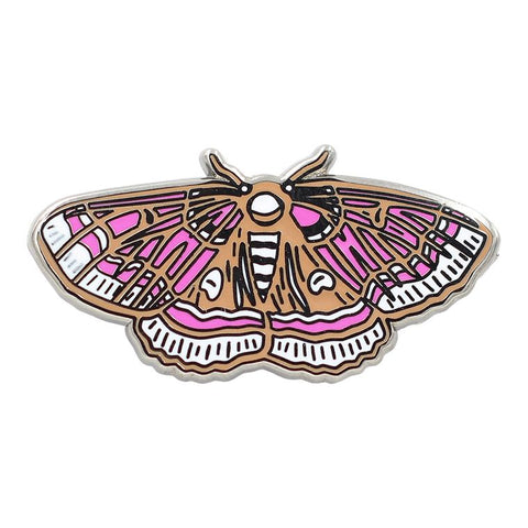 Purple Moth Enamel Pin