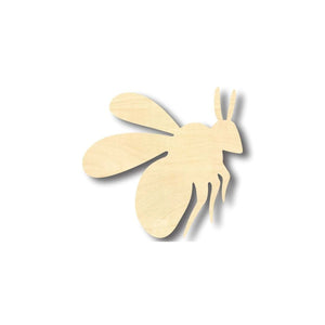 Laser-Cut Wood Bee