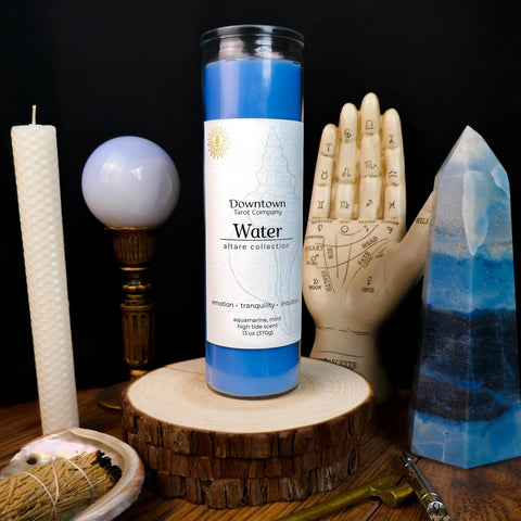 Water Altar Candle - 16 oz / 100 Hour Burn Time